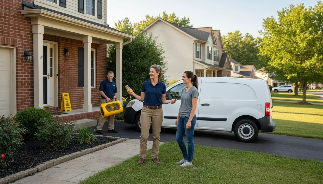 Water restoration image for Water Damage & Restoration Services in Lampe, MO